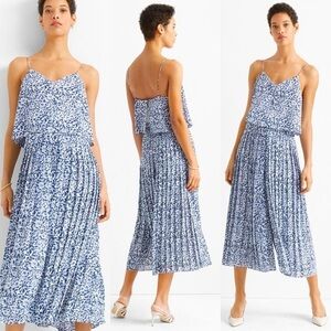 Club Monaco Floral Pleated Jumpsuit/Dress